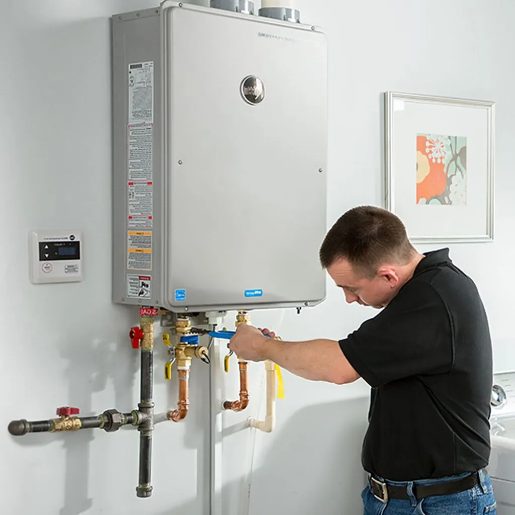 tankless water heater repair in Hitchita, OK